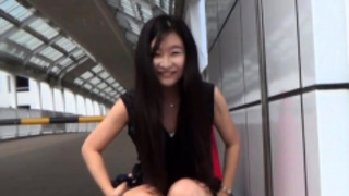 Promiscuous japanese teenager pees