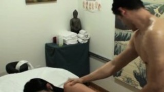 Spectacular chinese massagist gets doggystyled