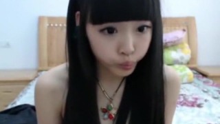 Peep! Sojourn chat Masturbation! In-China Hen approving not that busty super-cute breasty beau Part.4